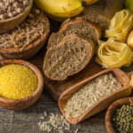 The Starch Food List from DIYFIT Nutrition Program with Various Grains Wheat , Rice and Pastas